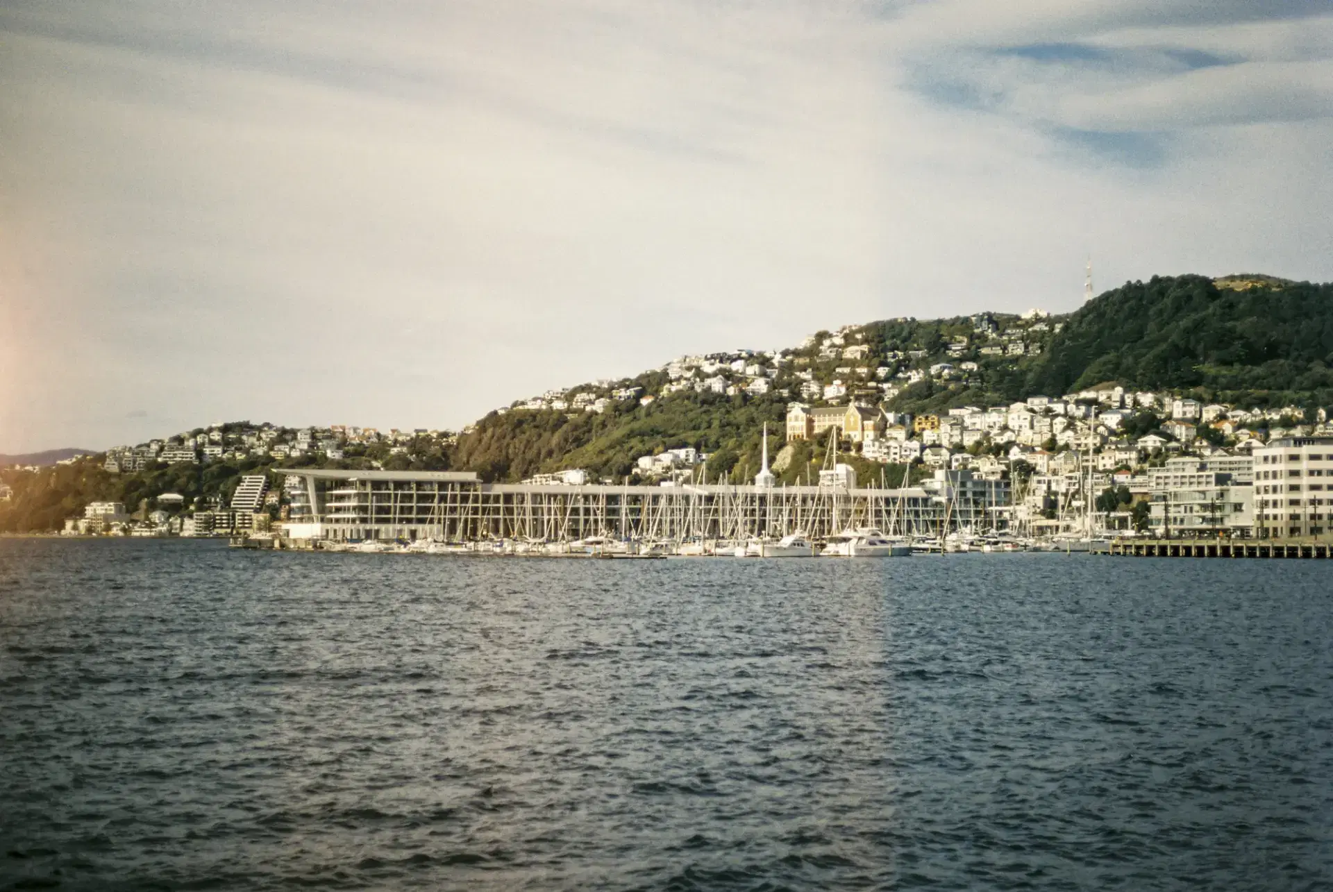 Wellington waterfront buildings beside the harbour